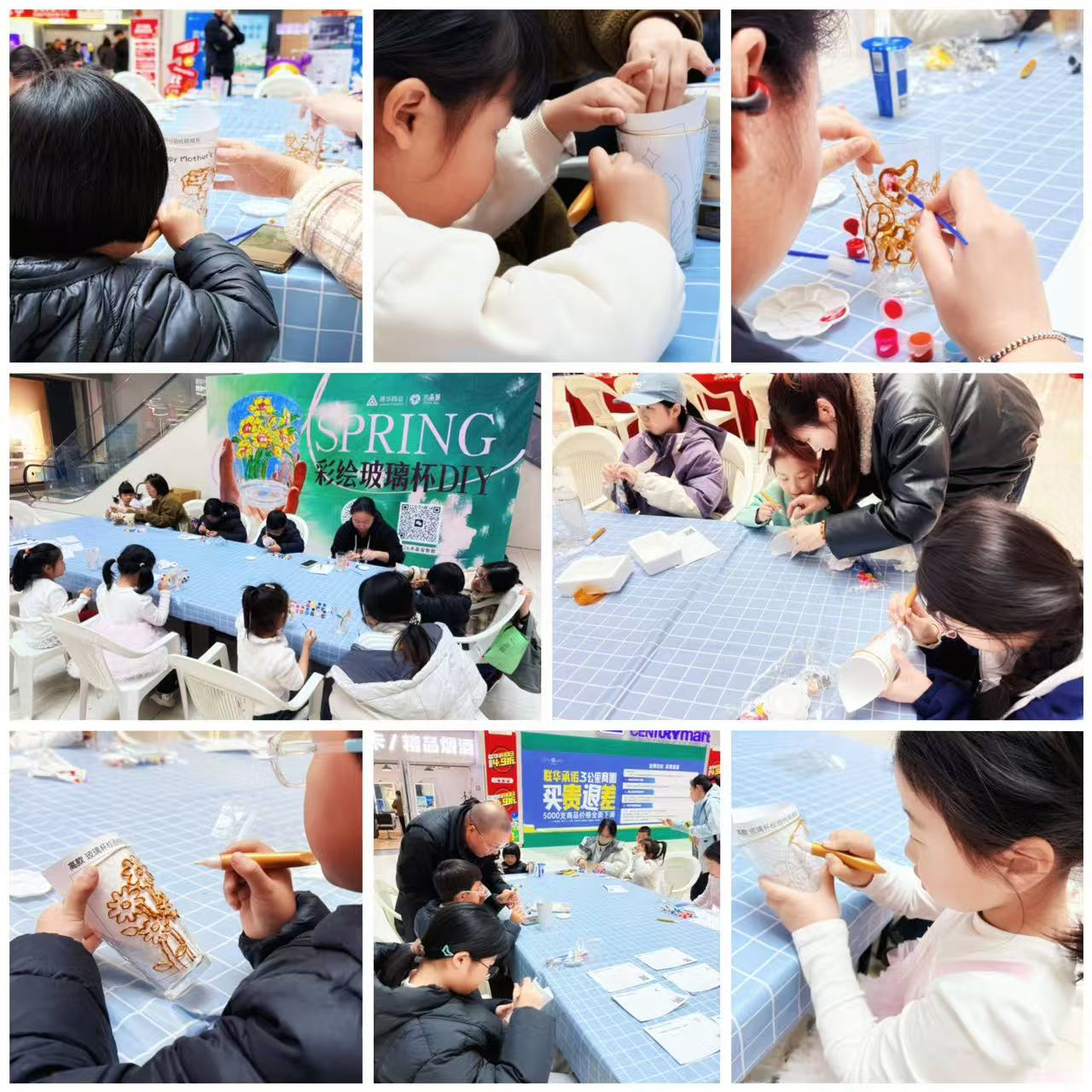 春日绘新意，杯间藏春光 ——水晶城彩绘玻璃杯 DIY 活动圆满落幕